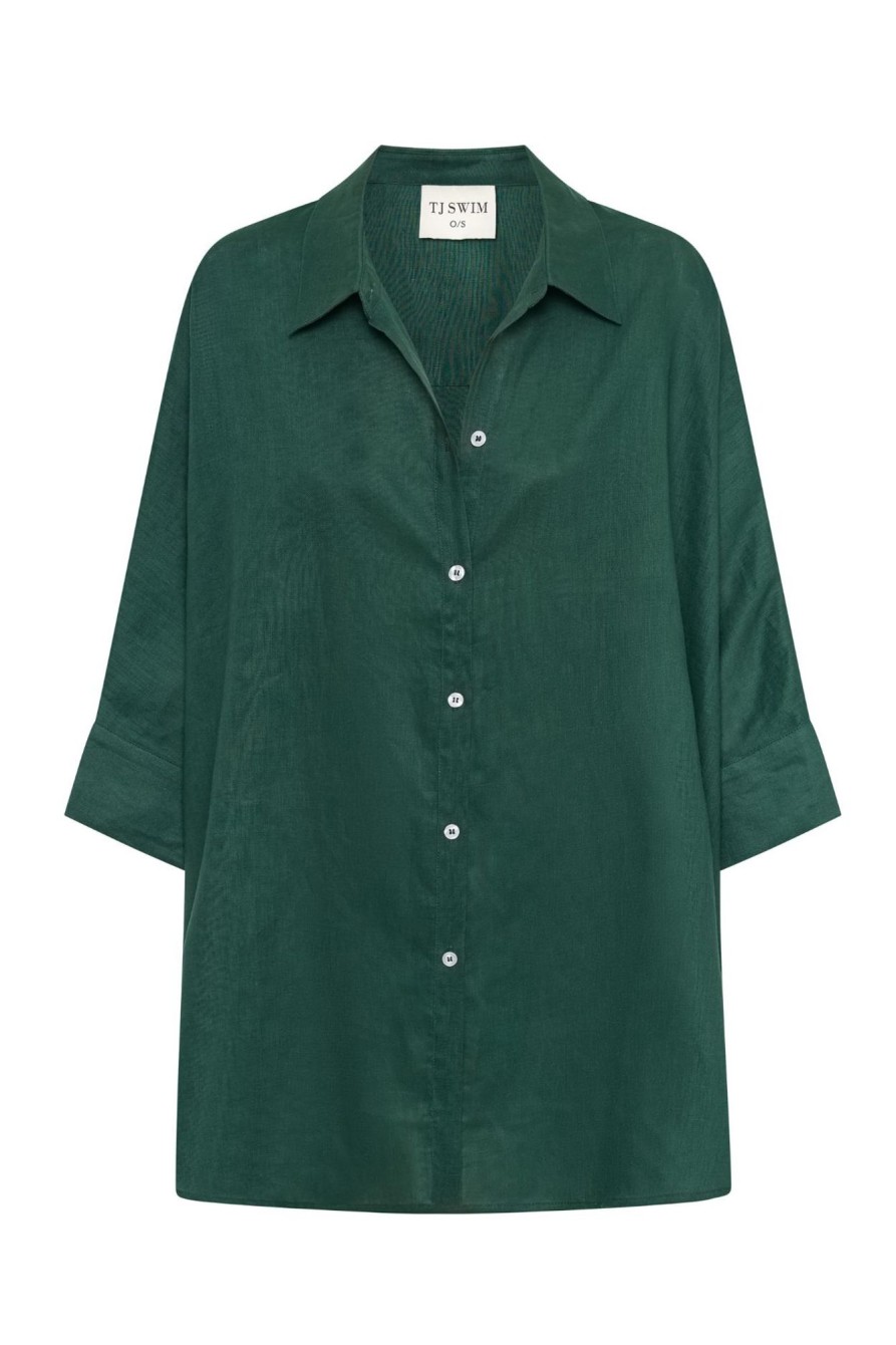 Women TJ Swim | Franca Linen Shirt